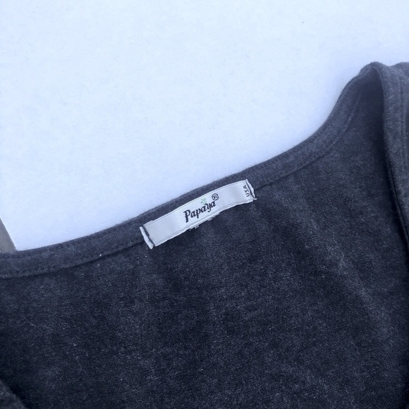 Papaya Fitted T Shirt Dress Size Small - Picture 3 of 4